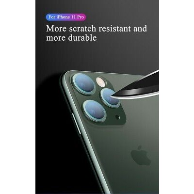 Camera Lens Tempered Glass Screen Protector For iPhone 11, 11 Pro & 11 Pro Max[Iphone 11 Pro Max,Does Not Apply]